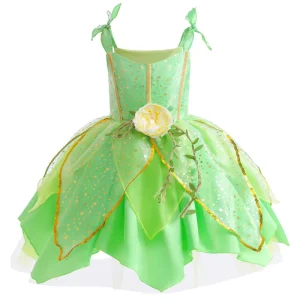 Kids Fairy Princess Halloween Dress for Girls Polyester