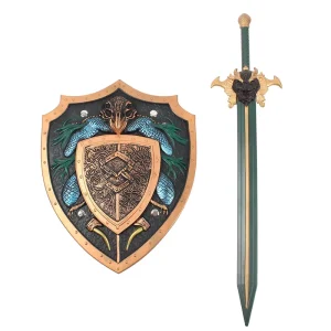 Kids’ Foam Knight Sword and Shield Costume Role-Play Set
