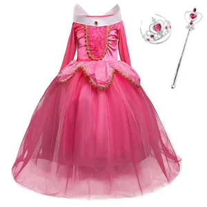 Kids Girls Baby Princess Christmas Fantasy Dress Halloween Party Cosplay Costume