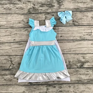 Kids Princess Costume Dress with Collar