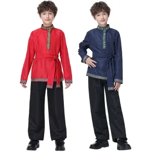 Kids Russian Traditional Folk Cosplay Costume TRAD-007