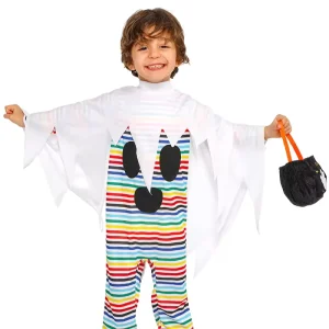 Kids Skeleton Ghost Horror Halloween Costume