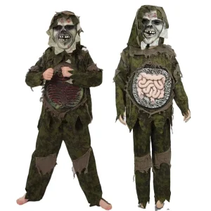 Kids Skeleton Zombie Halloween Costume ZBHC-002