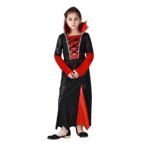 Kids Vampire Girl Halloween Cosplay Costume, Ages 3-15, ZMHC-030