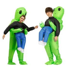 Kids and Adults Inflatable Ghost Alien Mascot Costume