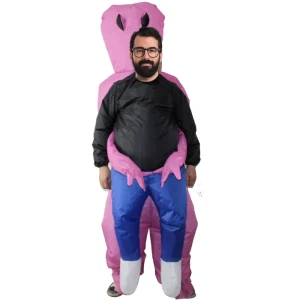 Kinqee Alien Back Pants Alien Hug People Inflatable Costume Cosplay Costume Adult Costume Holiday Party Oem Service