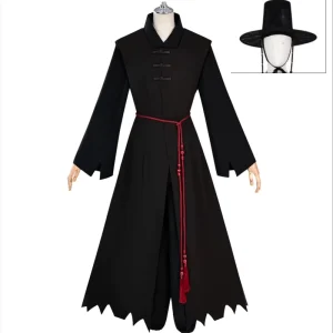 Korean Grim Reaper Ancient Officer Robe Shaka Style Cosplay Costume
