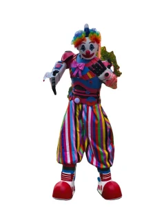 LED Clown Robot Stilt Walker Costume for Carnival, Rave and Stage Performance