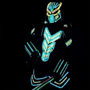 LED Robot Predator Costume Party Wearable Event Girls LED Robot Costume Display Costume Party Performance