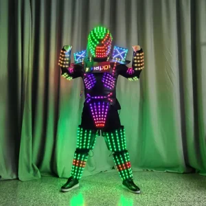 LED Robot Suit Adult Stage Performance Cosplay Costume