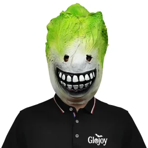 Latex Cabbage Mask Movie TV Role Play Halloween Funny Prop Masquerade Party Costume Customizable