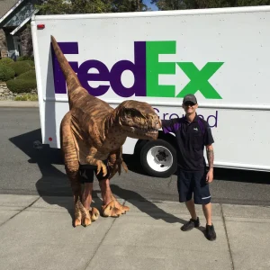 Life Size Adult Dinosaur T-Rex Costume Indoor Outdoor Use for Shopping Mall and Adventure Park