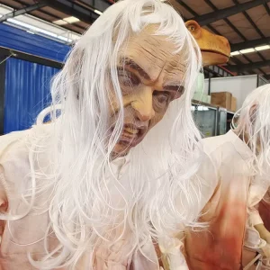 Lifelike Animatronic Zombie Model for Haunted House and Halloween Decoration