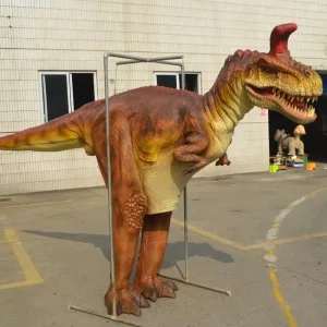 Lightweight Life-Size Raptor Dinosaur Silicone Costume
