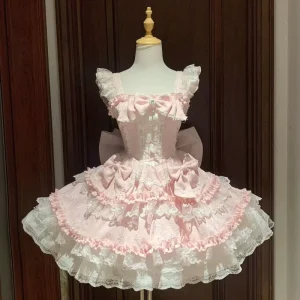 Lolita Moonlight Mirror JSK Polyester Skirt Dress Cosplay Costume