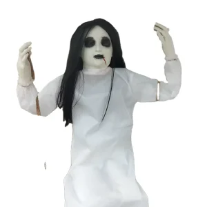 Long-Haired Ghost Costume for Halloween