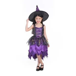 Luxurious Customizable Children’s Princess Costume Set for Girls Fashionable Anime Inspired Dresses with Carnival Game Hat & Bag
