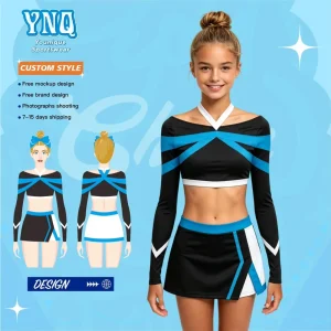 Luxury Bespoke Hot Drill Cheer Outfits Full Custom Rhinestone Layout for Gala Stage
