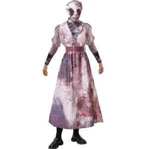 M-XXL Zombie Butcher Costume Suit with Mask, Halloween Role-Play Costume