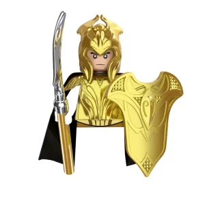 MOC Elf Warrior Mini Action Figures Building Blocks Medieval Knights Accessories ABS