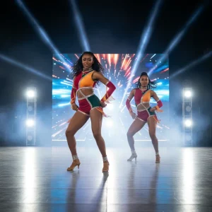 Majorette Dance Uniform with Fringe Sequin Spandex Stage Performance Wear Custom Team Costume China Manufacturer
