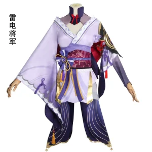 Manduo Geshin Cos Clothing Genshin Geshin Thunder General Thor Barr Game Animation Clothing Sweet Elements