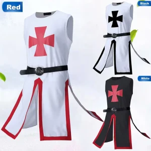 Medieval Adult Knights Templar Crusader Costume