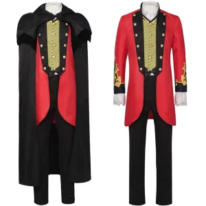 Medieval British Court Style Men’s Tailcoat Jacket Shirt Formal Suit Set Performance Costume