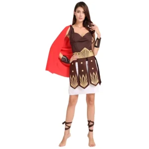 Medieval Carnival Masquerade Child and Adult Ancient Greek Roman Warrior Gladiator Costume Set