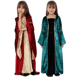 Medieval Dress Stage Performance Children Cosplay for Daily Activities Festival Anime Costumes