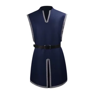Medieval Men’s Vintage Knight Halloween Battle Warrior Cosplay Costume