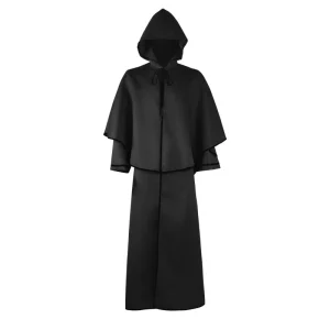 Medieval Renaissance Hooded Cloak Halloween Cosplay Performance Costume