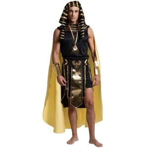 Medieval Roman Egyptian Pharaoh COS Costume Ancient Greek King Men’s Halloween Party Attire