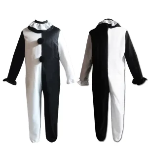 Men Halloween Soul Breaker Clown Cosplay Costumes Stage Performance Costumes