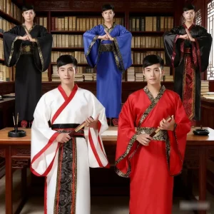 Men Traditional Chinese Hanfu China Ancient Performance Costumes National Chinese Dance Costume for Shows