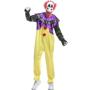 Men’s Halloween Carnival Clown Costume