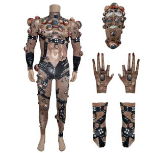 Men’s Halloween Eye Monster Spandex Romper Costume