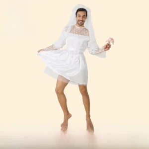 Men’s Lace Bride Halloween Cosplay Stage Costume
