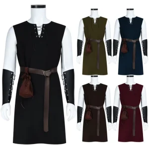 Men’s Medieval Knight Woodcutter Cosplay Costume MDEC-056