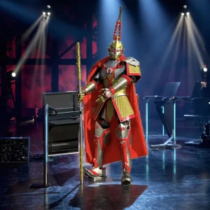 Monkey King Metal Effect Costume for Adults Cosplay Performance Wear Large Size Monkey king Costume