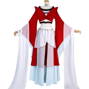 Moonlit Dance Cosplay Costume Ancient Style Palace Pharmacy Maid Dress for Women Comic Con