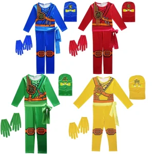 Movie Cartoon Ninjas Cosplay Costume Halloween Tortoise Armor Toy Action Character Leo Laf Figure Cosplay Boys Pants