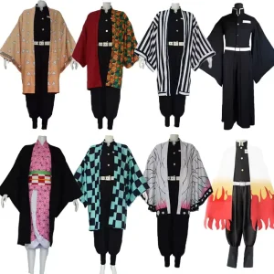 Movie and TV Character Costume Anime Demon Killer Cosplay Costume Halloween Party Unisex Costume