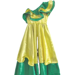 Multicolor Brazilian Ethnic Cosplay Skirt Children’s Stage Performance Costume