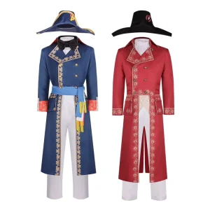Napoleon Medieval Court Retro Knight Unisex Polyester Cosplay Top