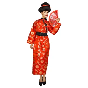 National Classical Party Red Chinese Traditional Dress Performance Cosplay Tang Suit for Women