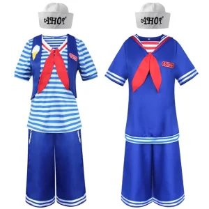 Navy Cosplay Costume Unisex Uniform Vintage Style for Halloween Conventions Themed Parties