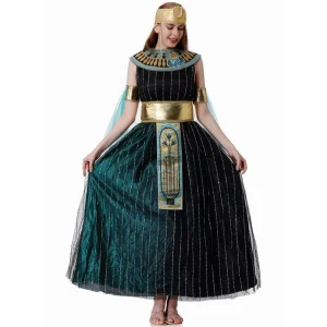 New Arrival Ancient Egyptian Style Cleopatra Cosplay Costume for Adult Women Halloween Party Dress Up