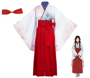 New Arrival Comic Con Cosplay Costume Anime Comic Compulsive Gambler Kakegurui Yuriko Nishinotouin Kimono Costume Dress Set