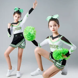 New Children’s Cheerleading Performance Uniforms for Aerobics Competition